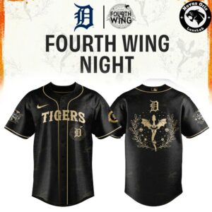 Detroit Tigers x Fourth Wing Night Limited Edition Baseball Jersey