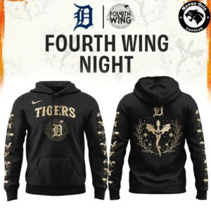 Detroit Tigers x Fourth Wing Night Limited Edition Hoodie