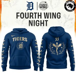 Detroit Tigers x Fourth Wing Night Limited Edition Hoodie 2