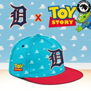 Detroit Tigers x Toy Story Night Woody Buzz Lightyear Custom Baseball Jersey 3