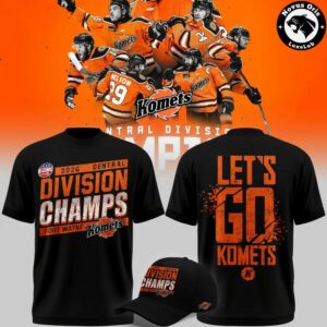 ECHL Fort Wayne Komets 2026 Division Champions T Shirt 2