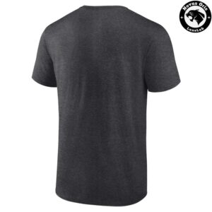 Edmonton Oilers Fanatics Branded Charcoal Heather Graphic T Shirt 3