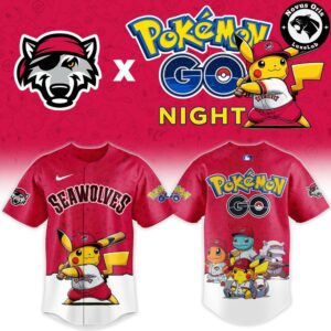 Erie SeaWolves x Pokemon GO Night 2026 Limited Edition Baseball Jersey 2