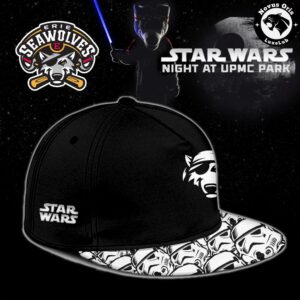 Erie SeaWolves x Star Wars Night Custom Name Baseball Jersey 3
