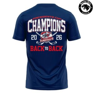 Evansville Thunderbolts 2026 Presidents Cup Champions Back to Back T Shirt 3