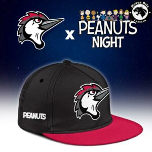 Fayetteville Woodpeckers x Peanuts Night Baseball Jersey Custom White Snoopy Shirt 3