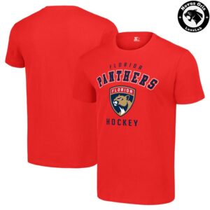 Florida Panthers NHL Hockey Shield Logo Graphic T Shirt 3