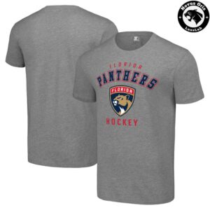 Florida Panthers NHL Hockey Shield Logo Graphic T Shirt 4