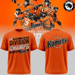Fort Wayne Komets 2026 Central Division Champs T Shirt 2