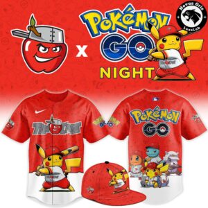 Fort Wayne TinCaps x Pokemon GO Night 2026 Limited Edition Baseball Jersey