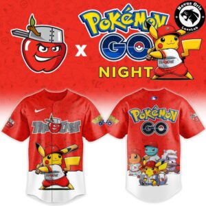 Fort Wayne TinCaps x Pokemon GO Night 2026 Limited Edition Baseball Jersey 2