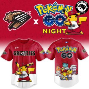 Fresno Grizzlies x Pokemon GO Night 2026 Limited Edition Baseball Jersey 2