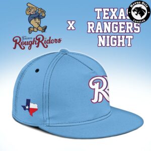 Frisco RoughRiders x Texas Rangers Night Baseball Jersey Powder Blue Theme Shirt 3