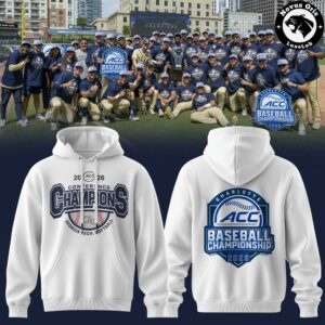 GT Yellow Jackets 2026 ACC Baseball Championship Hoodie 2