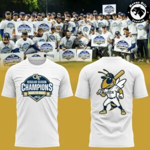 Georgia Tech Baseball Back-to-Back ACC Champions T-Shirt
