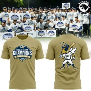Georgia Tech Baseball Back to Back ACC Champions T Shirt 2