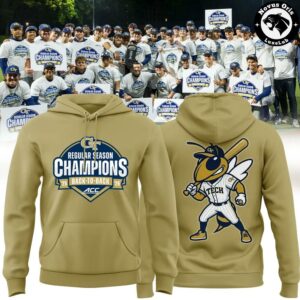 Georgia Tech Yellow Jackets 2025-2026 ACC Regular Season Champions Hoodie