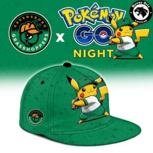 Greensboro Grasshoppers Pokemon GO Night Limited Edition Baseball Jersey 3