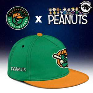 Greensboro Grasshoppers x Peanuts Night 2026 Limited Baseball Jersey 3