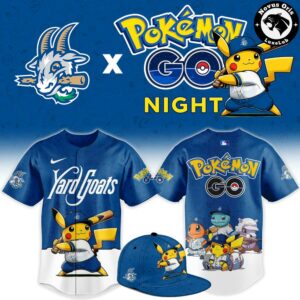 Hartford Yard Goats x Pokemon GO Night 2026 New Edition Baseball Jersey