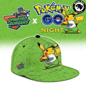 Hub City Spartanburgers Pokemon GO Night Limited Edition Baseball Jersey 3