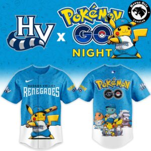Hudson Valley Renegades x Pokemon GO Night 2026 Limited Baseball Jersey 2