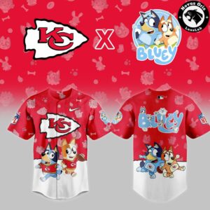 Kansas City Chiefs x Bluey Night NFL Custom Edition Jersey 2