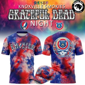 Knoxville Smokies x Grateful Dead Night Custom T-Shirt