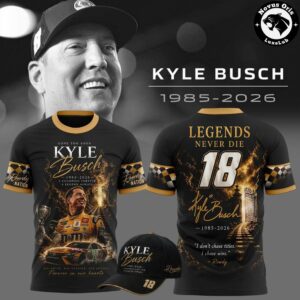 Kyle Busch 18 Legends Never Die Memorial Racing T-Shirt