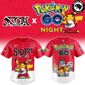 Lake Elsinore Storm x Pokemon GO Night Custom Limited Baseball Jersey 2