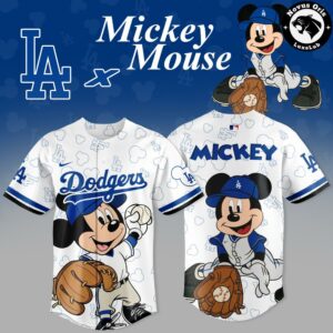 Los Angeles Dodgers x Mickey Mouse 2026 Limited Edition Baseball Jersey