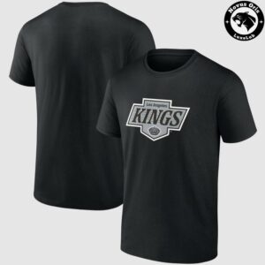 Los Angeles Kings NHL Hockey Shield Logo Graphic T Shirt 1