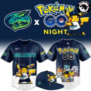 Lynchburg Hillcats x Pokemon GO Night Mashup Limited Baseball Jersey