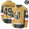 Men’s Fanatics Ivan Barbashev Gold Vegas Golden Knights Breakaway Player Jersey