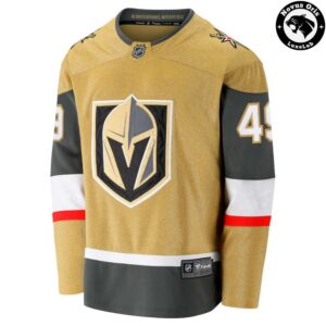 Mens Fanatics Ivan Barbashev Gold Vegas Golden Knights Breakaway Player Jersey 2