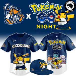Midland RockHounds x Pokemon GO Night 2026 Limited Edition Baseball Jersey