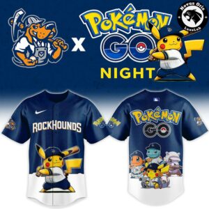 Midland RockHounds x Pokemon GO Night 2026 Limited Edition Baseball Jersey 2