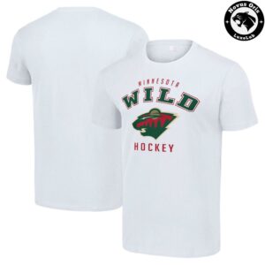 Minnesota Wild NHL Hockey Arch Logo Graphic T Shirt 1