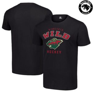 Minnesota Wild NHL Hockey Arch Logo Graphic T Shirt 4