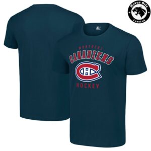 Montreal Canadiens NHL Hockey Arch Logo Graphic T Shirt 2