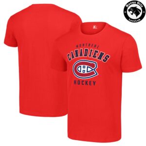 Montreal Canadiens NHL Hockey Arch Logo Graphic T Shirt 3