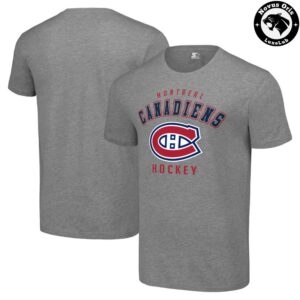 Montreal Canadiens NHL Hockey Arch Logo Graphic T Shirt 4