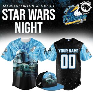 Myrtle Beach Pelicans Star Wars Night Baseball Jersey Limited Edition