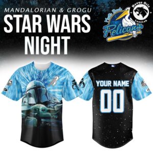 Myrtle Beach Pelicans Star Wars Night Baseball Jersey Limited Edition 2