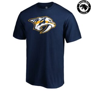 Nashville Predators NHL Hockey Arch Logo Graphic T Shirt 2
