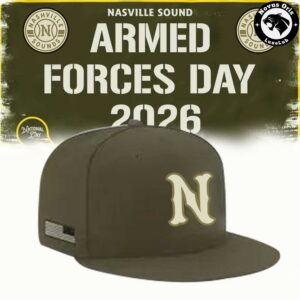 Nashville Sounds 2026 Armed Forces Day Baseball Jersey 3