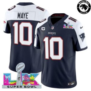 New England Patriots x Super Bowl LX – 2026 NFL Football Jersey