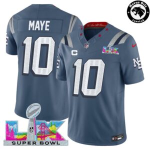 New England Patriots x Super Bowl LX 2026 NFL Football Jersey 2