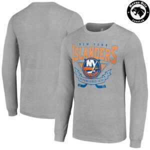 New York Islanders NHL Hockey Arch Logo Graphic Sweatshirt 2