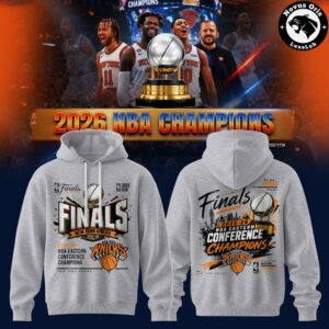 New York Knicks 2026 NBA Finals Locker Room Hoodie - NovusOris